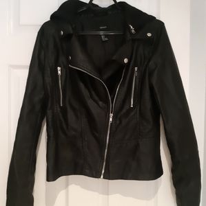 Faux leather jacket